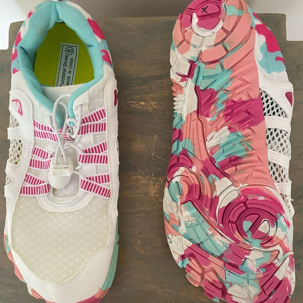 L-RUN Womens Water Shoes Barefoot Footwear Hiking Shoes Women Waterproof White